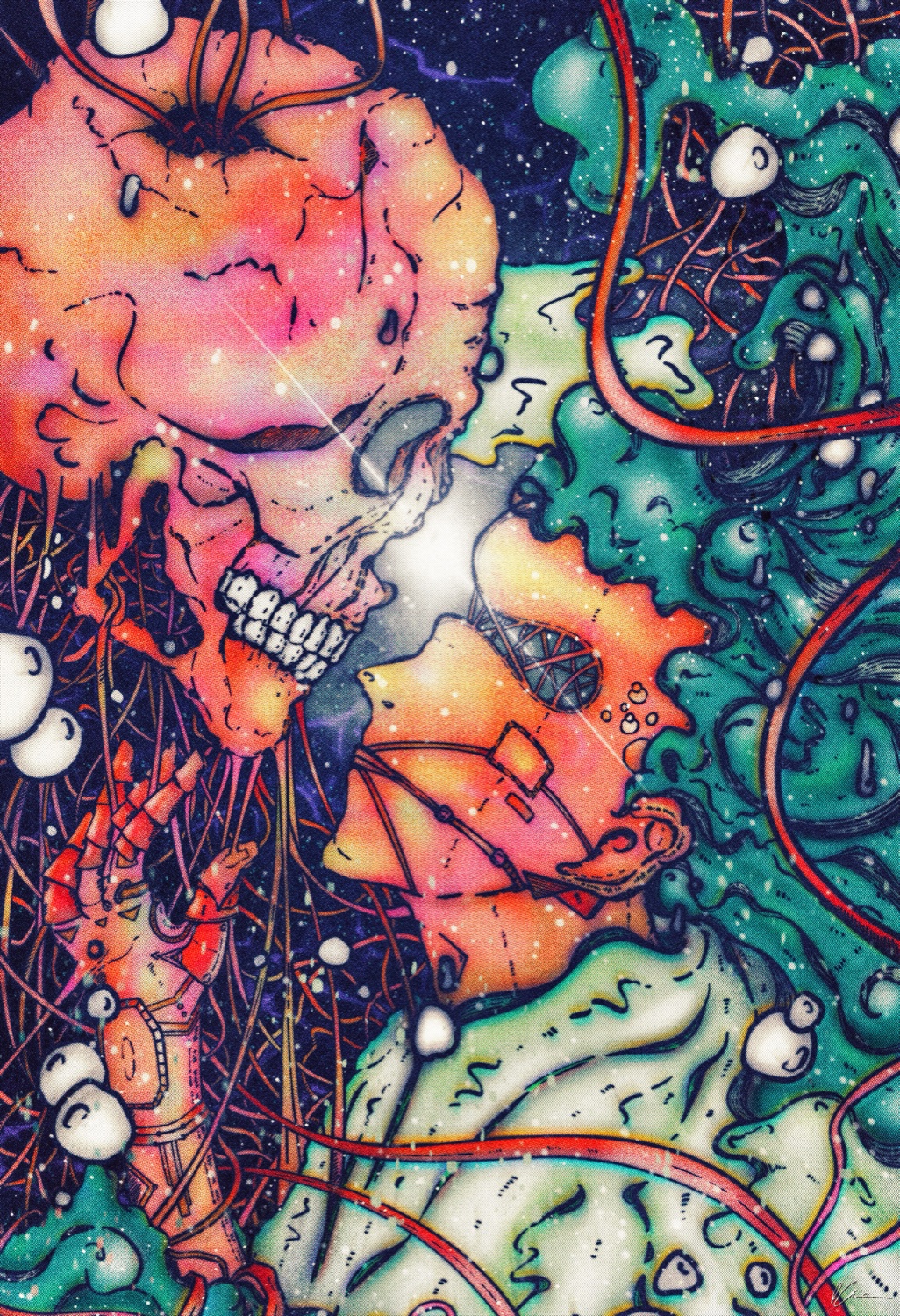 Burning Skull